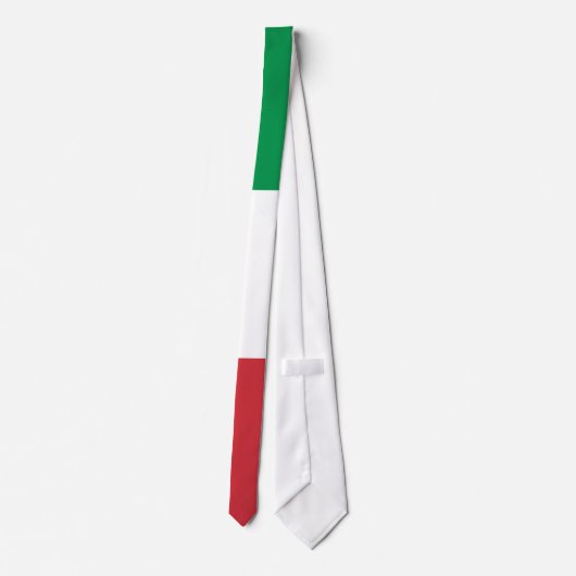 Flagge Italiens Krawatte (Rückseite)