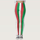Flagge Italiens Leggings (Vorderseite)