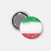Flagge Italiens Magnet (Vorderseite/Rückseite)