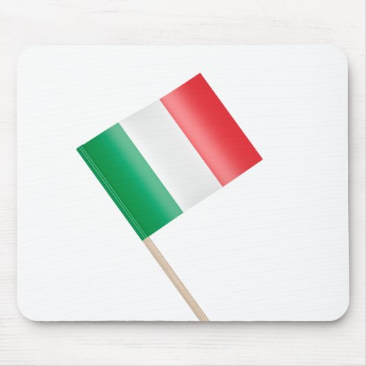 Flagge Italiens Mousepad (Vorne)