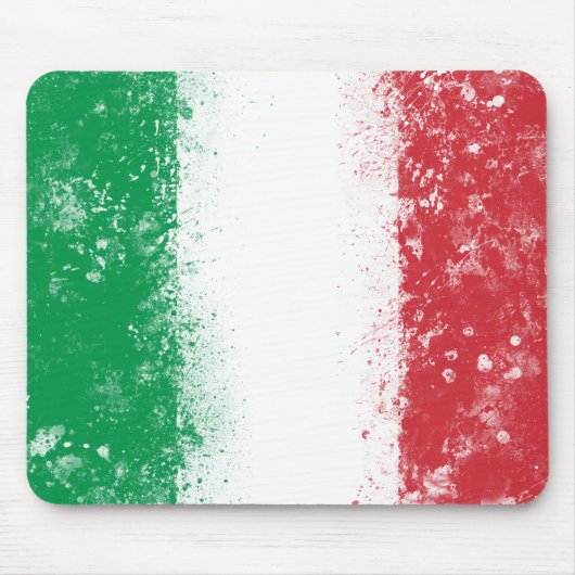 Flagge Italiens Mousepad (Vorne)