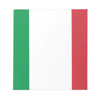 Flagge Italiens Notizblock