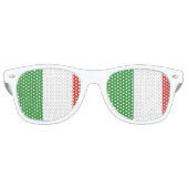Flagge Italiens Partybrille (Vorderseite)