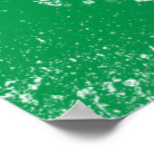 Flagge Italiens Poster (Ecke)