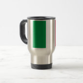 Flagge Italiens Reisebecher (Vorderseite Links)