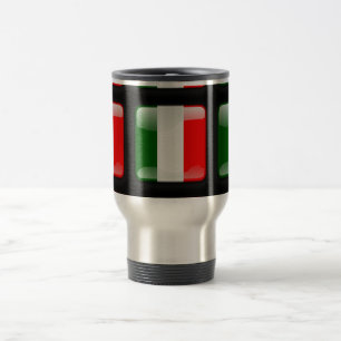 Flagge Italiens Reisebecher