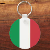Flagge Italiens Schlüsselanhänger (Rückseite)