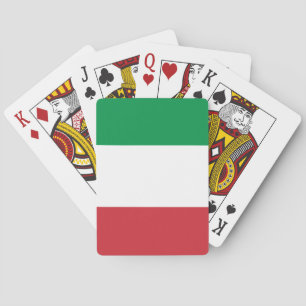 Flagge Italiens Spielkarten