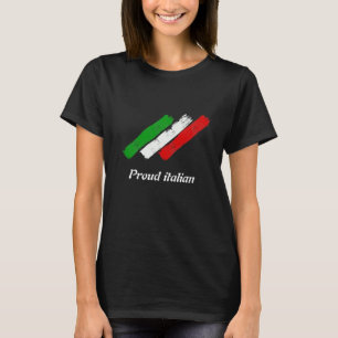 Flagge Italiens. Stolz Italienisch. T-Shirt