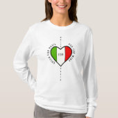 Flagge Italiens T-Shirt (Vorderseite)