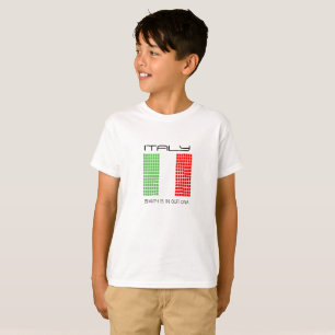 Flagge Italiens T-Shirt