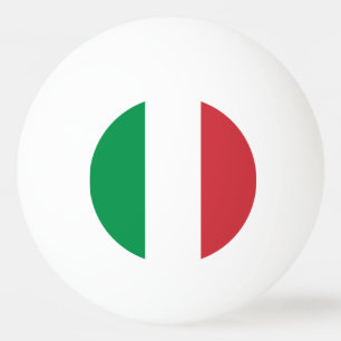 Flagge Italiens Tischtennisball