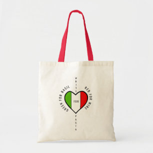 Flagge Italiens Tragetasche