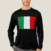 Flagge Italiens Tri-Blend Shirt (Vorderseite)