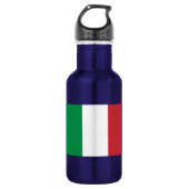 Flagge Italiens Trinkflasche (Vorderseite)