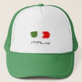 Flagge Italiens Truckerkappe (Vorderseite)