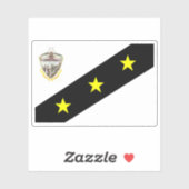 Flagge Jagüey Grande, Kuba Aufkleber (Blatt)