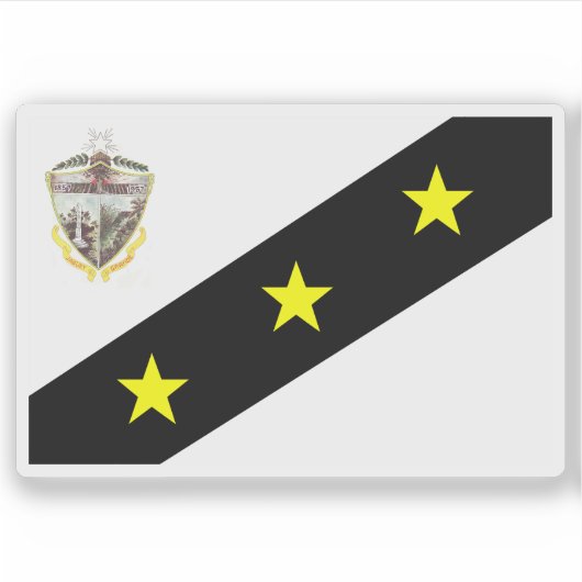 Flagge Jagüey Grande, Kuba Aufkleber (Vorderseite)