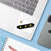 Flagge Jagüey Grande, Kuba Aufkleber (Laptop mit iPhone)