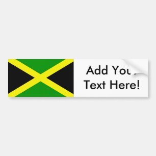 Flagge Jamaikas Autoaufkleber