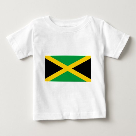 Flagge Jamaikas Baby T-shirt (Vorderseite)