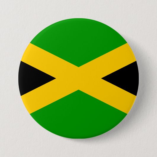 Flagge Jamaikas Button (Vorderseite)