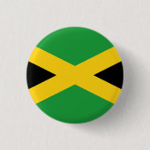 Flagge Jamaikas Button (Vorderseite)