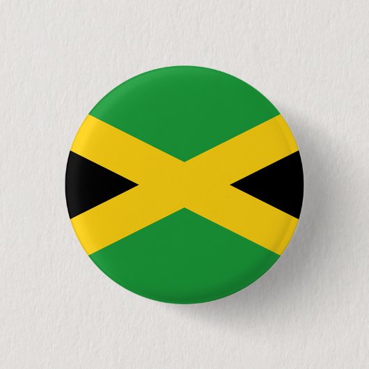 Flagge Jamaikas Button (Vorderseite)