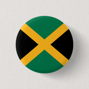 Flagge Jamaikas Button