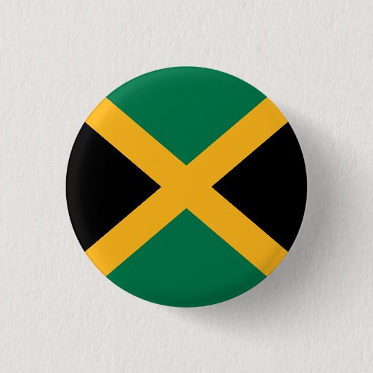 Flagge Jamaikas Button (Vorderseite)
