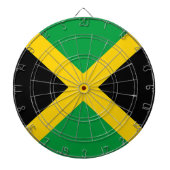 Flagge Jamaikas Dartscheibe (vorne)