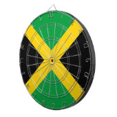 Flagge Jamaikas Dartscheibe (Vorderseite rechts)