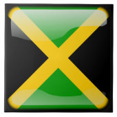 Flagge Jamaikas Fliese (Vorderseite)