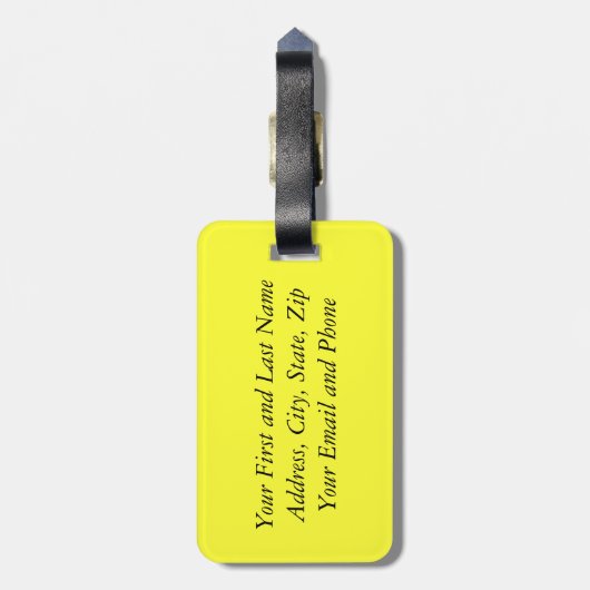 Flagge Jamaikas Gepäckanhänger (Rückseite vertikal)