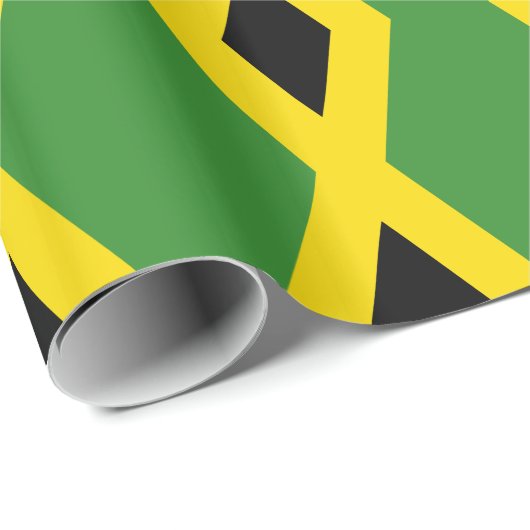 Flagge Jamaikas Geschenkpapier (Rolleneckpunkt)