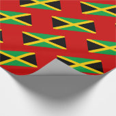 Flagge Jamaikas Geschenkpapier (Ecke)