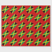 Flagge Jamaikas Geschenkpapier (Flach)