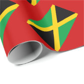 Flagge Jamaikas Geschenkpapier (Rolleneckpunkt)