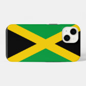 Flagge Jamaikas iPhone Hülle (Rückseite (Horizontal))