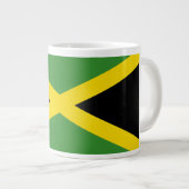 Flagge Jamaikas Jumbo-Tasse (Vorderseite Rechts)