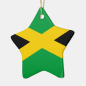Flagge Jamaikas Keramikornament (Links)