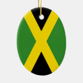 Flagge Jamaikas Keramikornament (Hinten)