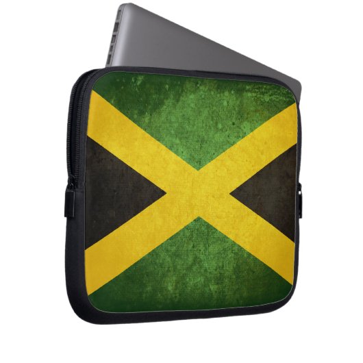 Flagge Jamaikas Laptopschutzhülle (Vorne Rechts)