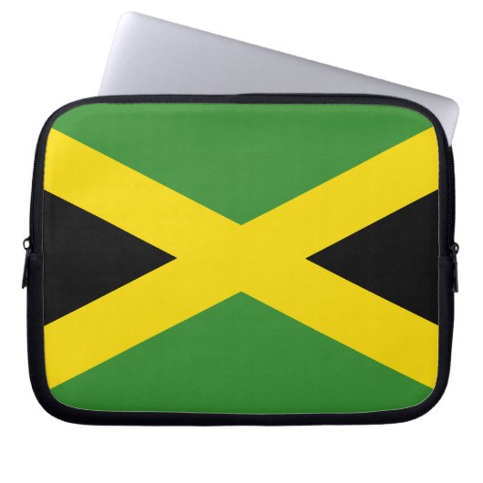 Flagge Jamaikas Laptopschutzhülle (Vorderseite)