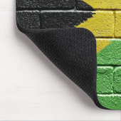 Flagge Jamaikas Mousepad (Ecke)