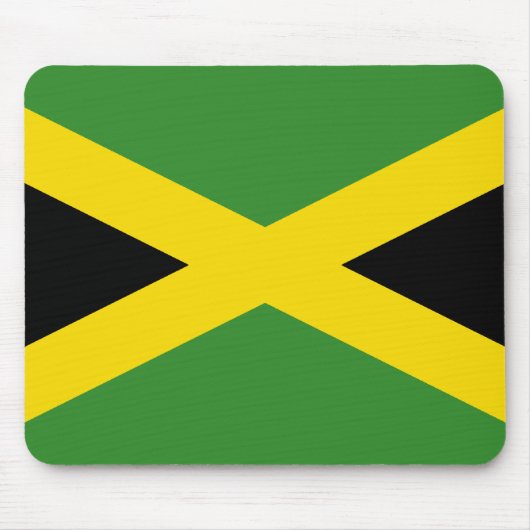 Flagge Jamaikas Mousepad (Vorne)
