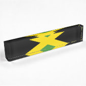 Flagge Jamaikas Namensplakette