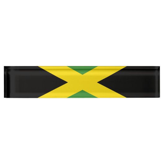 Flagge Jamaikas Namensplakette (Vorderseite)