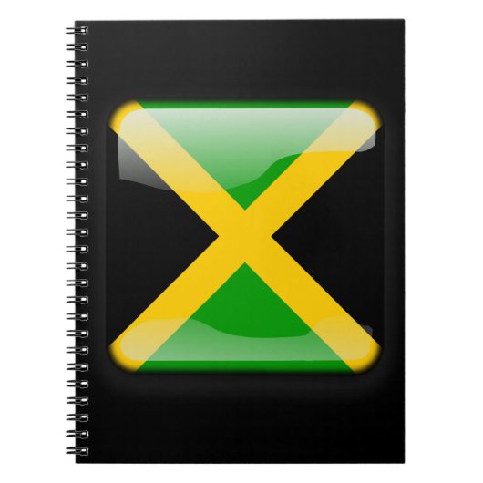 Flagge Jamaikas Notizblock (Vorderseite)