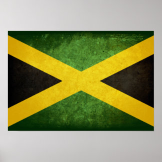 Flagge Jamaikas Poster